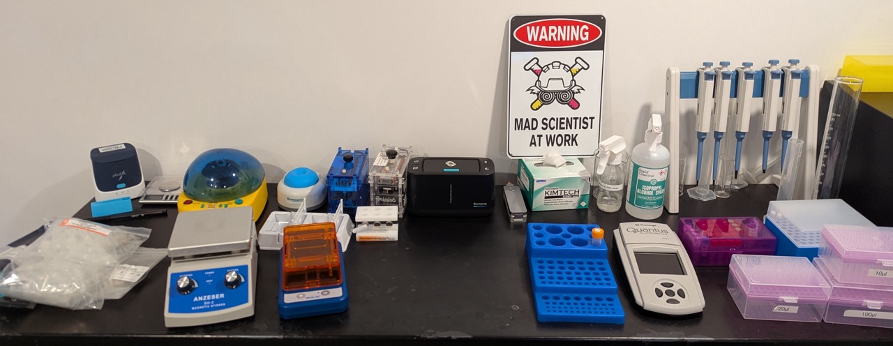 RByers Lab Benchtop view